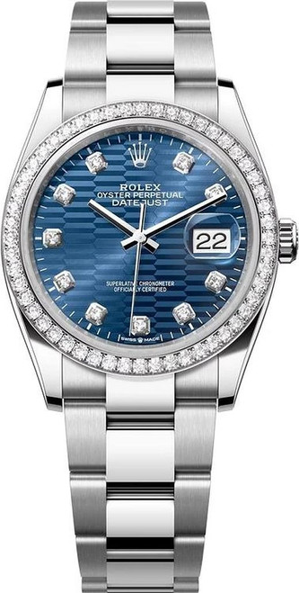 Rolex Datejust 36mm Stainless Steel 126284LFDDO