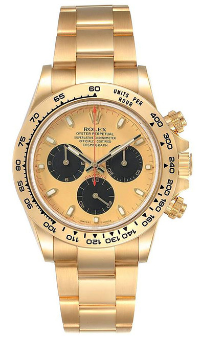 Rolex Pre-Owned Yellow Gold Daytona 116528 Factory Gold Paul Newman Dial