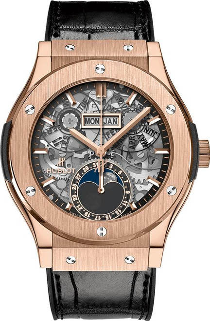 Hublot Classic Fusion Aerofusion Moonphase King Gold 547.OX.0180.LR