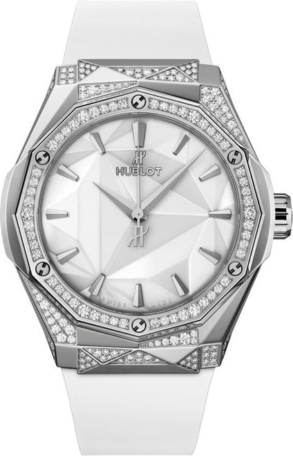 Hublot Classic Fusion Orlinski Titanium White Alternative Pavé 550.NS.2200.RW.1804.ORL20 Hublot Classic Fusion Orlinski Titanium White Alternative Pavé 550.NS.2200.RW.1804.ORL20