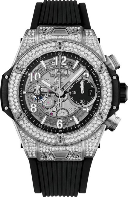 Hublot Big Bang Unico Titanium Pavé 441.NX.1171.RX.1704 Hublot Big Bang Unico Titanium Pavé 441.NX.1171.RX.1704