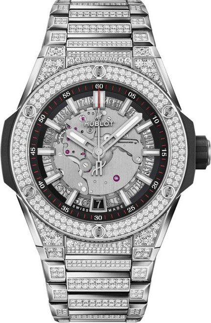 Hublot Big Bang Integrated Time Only Titanium Pavé 456.NX.0170.NX.3704 Hublot Big Bang Integrated Time Only Titanium Pavé 456.NX.0170.NX.3704