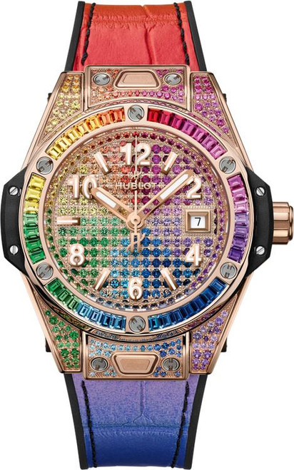 Hublot Big Bang One Click King Gold Rainbow 485.OX.9900.LR.0999 33mm Hublot Big Bang One Click King Gold Rainbow 485.OX.9900.LR.0999 33mm
