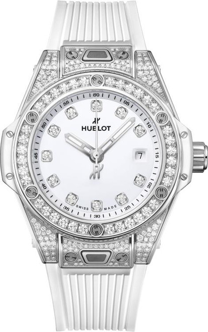 Hublot Big Bang One Click Steel White Pavé 485.SE.2210.RW.1604