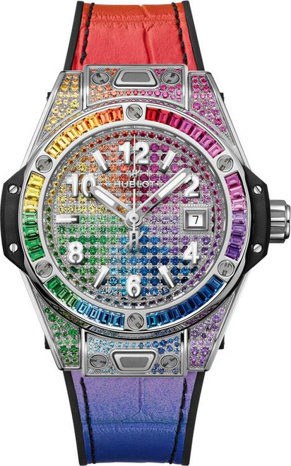 Hublot Big Bang One Click Steel Rainbow 485.SX.9900.LR.0999 33mm Hublot Big Bang One Click Steel Rainbow 485.SX.9900.LR.0999 33mm