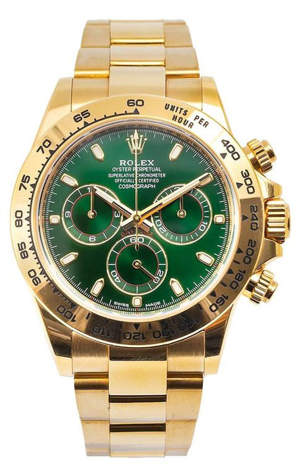 Rolex Pre-Owned  Daytona 116508 Green John Mayer Full Set