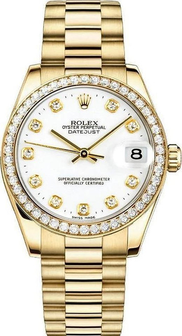 アビレックス Rolex Lady President 68288 Champagne Diamond Watch