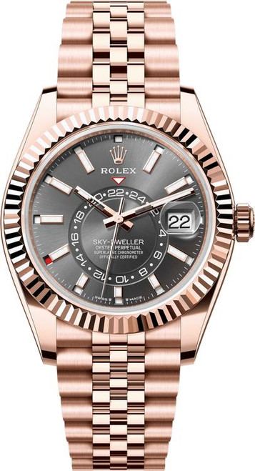 Rolex Sky‑Dweller 336935 Everose Gold Jubilee Chocolate Dial