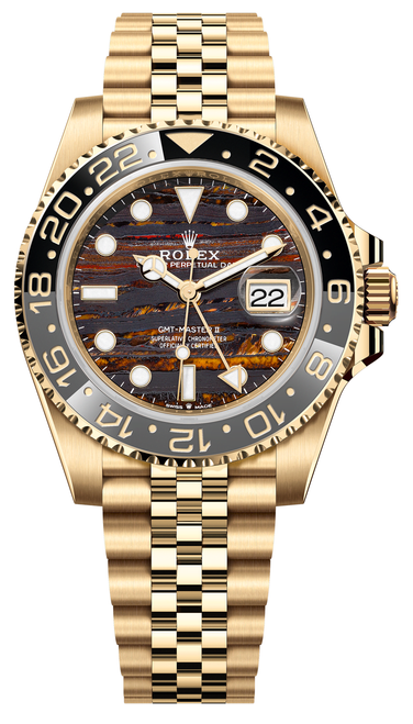Rolex GMT-Master II Yellow Gold 126718GRNR Tiger Iron Rolex GMT-Master II Yellow Gold 126718GRNR Tiger Iron
