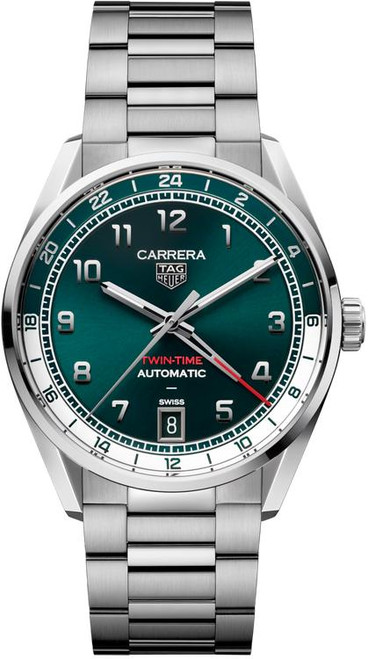 Tag Heuer Carrera Date Twin Time WDA2114.BA0043 Tag Heuer Carrera Date Twin Time WDA2114.BA0043