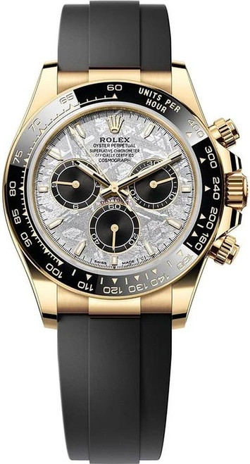 Rolex Rubber Yellow Gold Ceramic Daytona 126518ln-0016 Meteorite