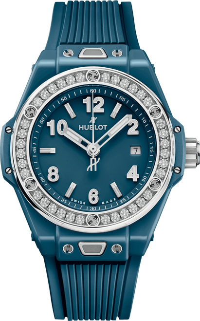 Hublot Big Bang One Click Petrol Blue Ceramic Diamonds 485.ES.5171.RX.1204 Hublot Big Bang One Click Petrol Blue Ceramic Diamonds 485.ES.5171.RX.1204