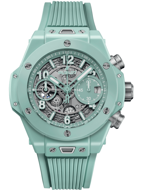 Hublot Unico Mint Green Ceramic 441.GS.5221.RX Hublot Unico Mint Green Ceramic 441.GS.5221.RX