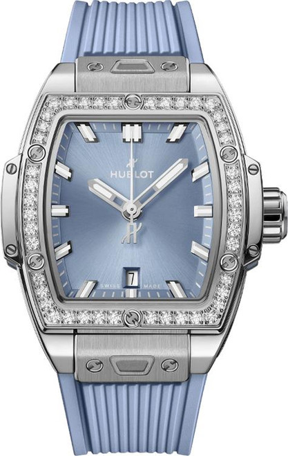 Hublot Big Bang Spirit Steel Coal Blue Diamonds 682.SX.717B.RX.1204