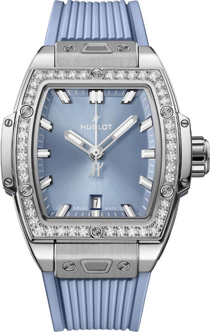 Hublot Big Bang Spirit Steel Coal Blue Diamonds 682.SX.717B.RX.1204
