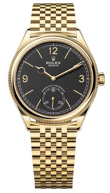 Rolex Yellow Gold 1908 Black Dial 52508
