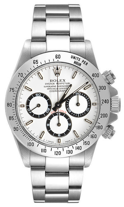 Rolex Zenith Steel Daytona 16520 White Complete Set