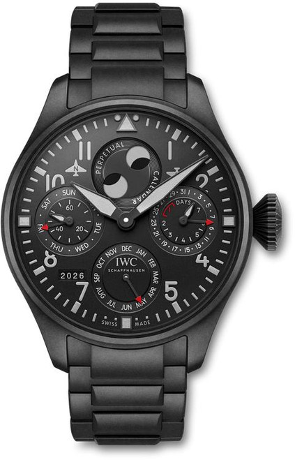 IWC Big Pilots Watch Perpetual Calendar TOP GUN Ceratanium IW503604