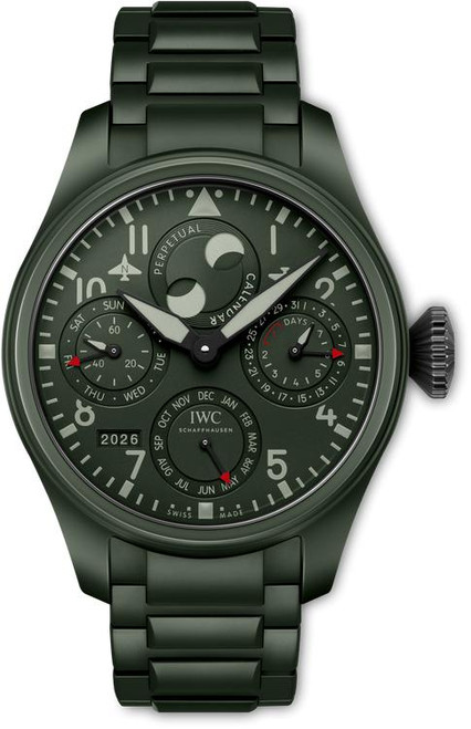 IWC Big Pilots Watch Perpetual Calendar TOP GUN Woodland IW503101