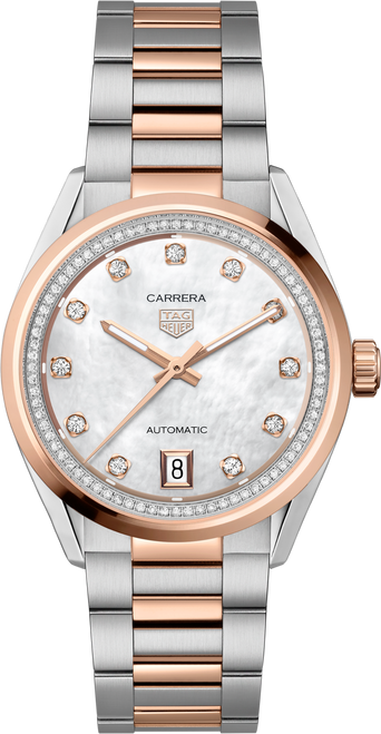 Tag Heuer Carrera Date Two-Tone MOP WBN2351.BD000