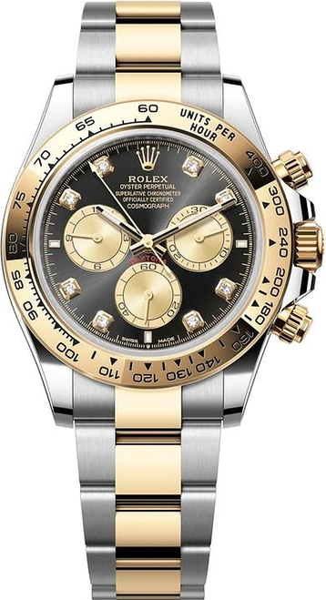 Rolex Two-Tone Daytona 126503 Black Diamond