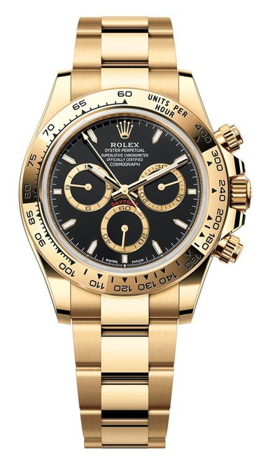 Rolex Yellow Gold Daytona 126508-0008 Green - Luxury Of Watches