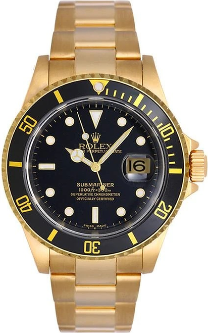 Rolex Submariner Black Pre-Owned 16618