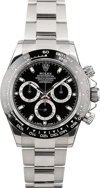Rolex Pre Owned Ceramic Bezel Daytona 116500LN Black