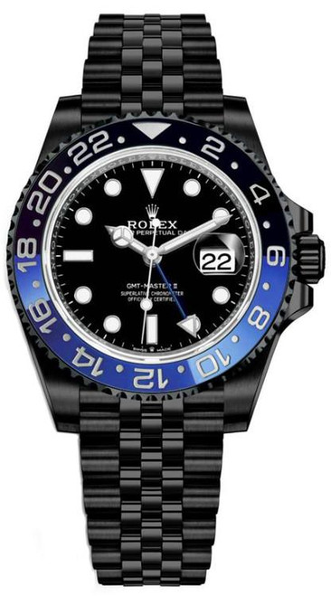 Rolex GMT Master II Jubilee 126710BLNR DLC-PVD