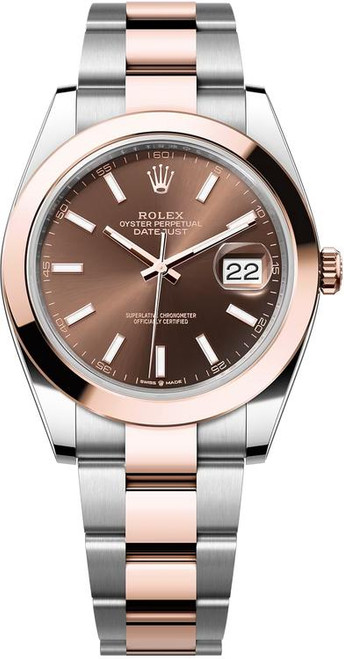Rolex Datejust 41mm Everose Gold and Steel 126301 CISO