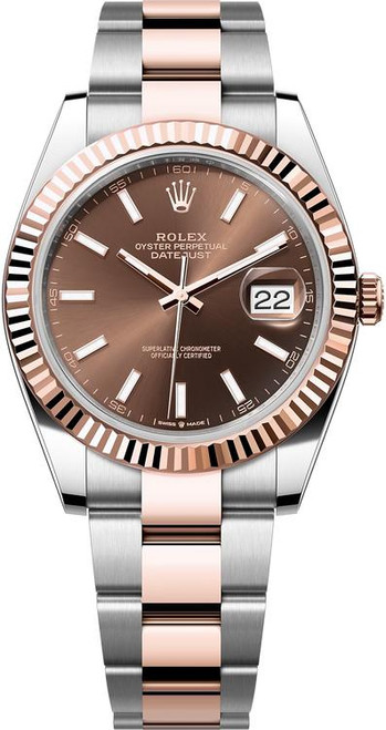 Rolex Datejust 41mm Everose Gold and Steel 126331 CIFO