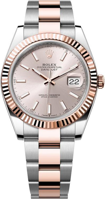 Rolex Datejust 41mm Everose Gold and Steel 126331 SIFO Rolex Datejust 41mm Everose Gold and Steel 126331 SIFO
