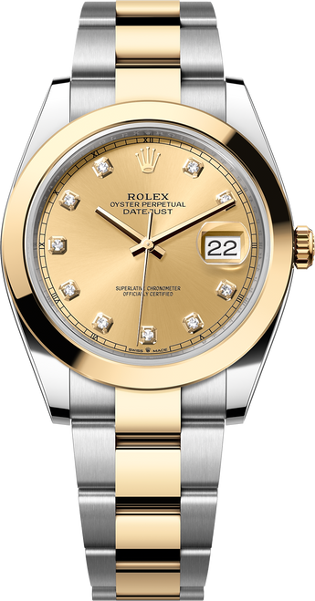 Rolex Datejust 41mm Yellow Gold and Steel 126303 CDSO