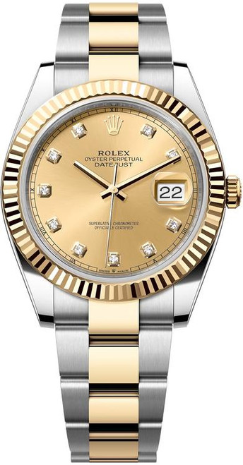 Rolex Datejust 41mm Yellow Gold and Steel 126333 CDFO