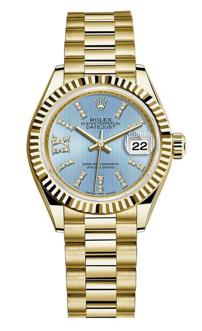 Rolex Lady President 28 279178 Cornflower Blue Diamond Rolex Lady President 28 279178 Cornflower Blue Diamond