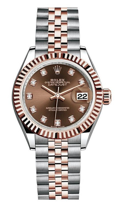 Rolex Lady Datejust 28mm Two-Tone 279171CRDFJ - Luxury of Watches