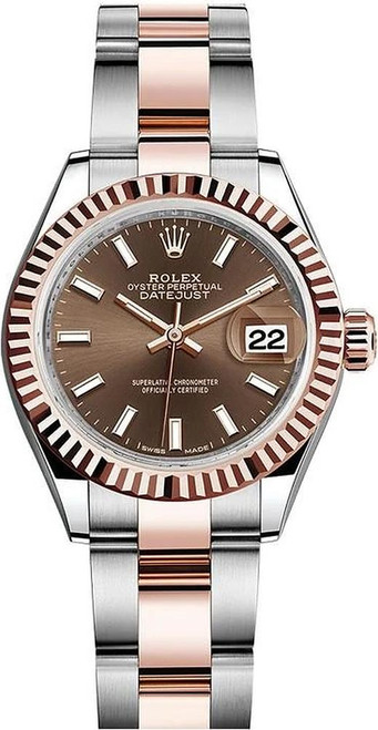 Rolex Lady Datejust 28mm Everose Fluted Two-Tone 279171CIFO