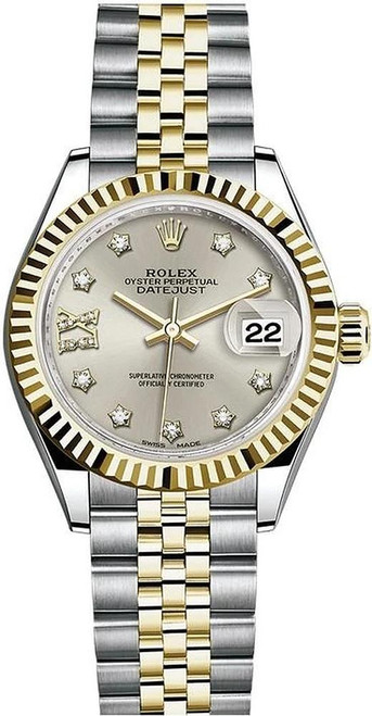 Rolex Lady Datejust 28mm Fluted Two-Tone 279173 SRDFJ