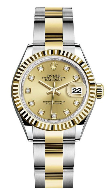 Rolex Lady Datejust 28mm Fluted Two-Tone 279173 CDFO