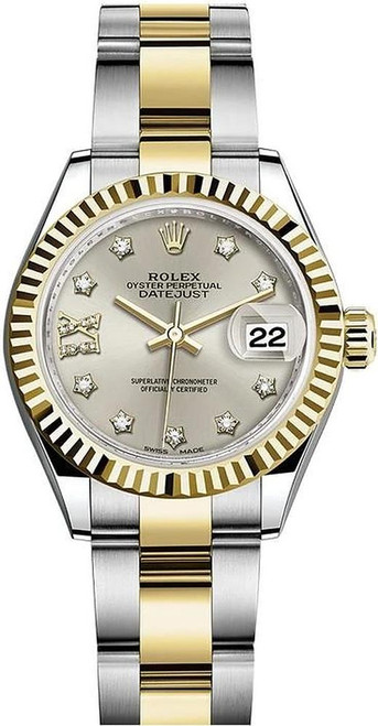 Rolex Lady Datejust 28mm Fluted Two-Tone 279173 SRDFO