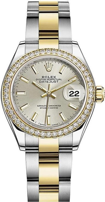 Rolex Lady Datejust 28mm Diamond Bezel Two-Tone 279383 SIDO