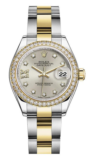 Rolex Lady Datejust 28mm Diamond Bezel Two-Tone 279383 SRDDO Rolex Lady Datejust 28mm Diamond Bezel Two-Tone 279383 SRDDO