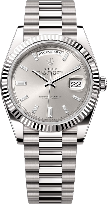 Rolex White Gold President Day Date 40 228239 SD