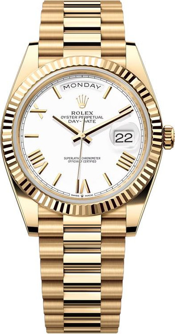 Rolex Yellow Gold President Day Date 40 228238 WRF