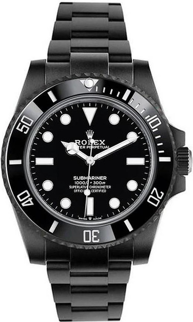 Rolex Ceramic Submariner 124060  DLC-PVD 41mm