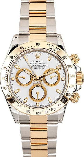Rolex 116523 Two‑Tone Daytona – Diamond Accents & MOP Dial
