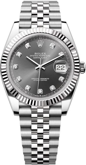 Rolex Datejust 41mm Stainless Steel 126334 RDJ Rhodium