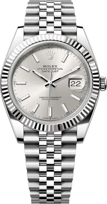 Rolex Datejust 41mm Stainless Steel 126334 SXJ Silver