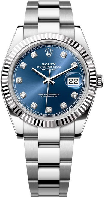 Rolex Datejust 41mm Stainless Steel 126334 LXO Blue