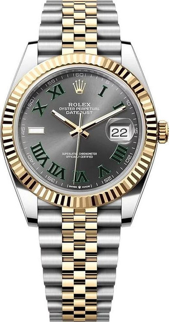 Rolex Datejust 41mm Yellow Gold and Steel 126333 GRJ